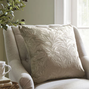 Laura Ashley Barley Embossed Cushion